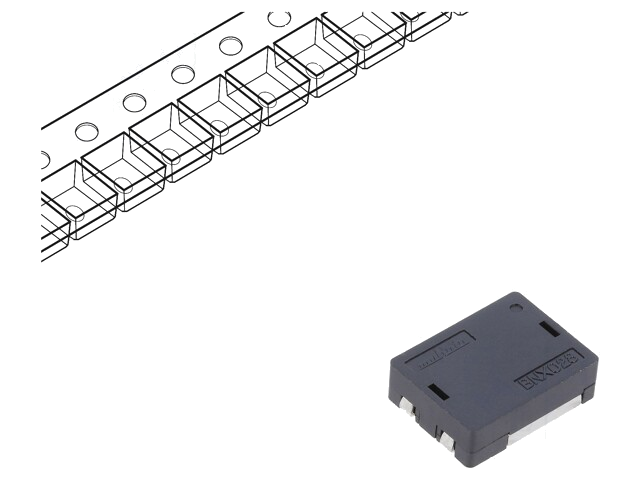 Filter: onderdrukkend; 16VDC; SMD; 12,1x9,1x3,5mm Filter: onderdrukkend; 16VDC; SMD; 12,1x9,1x3,5mm